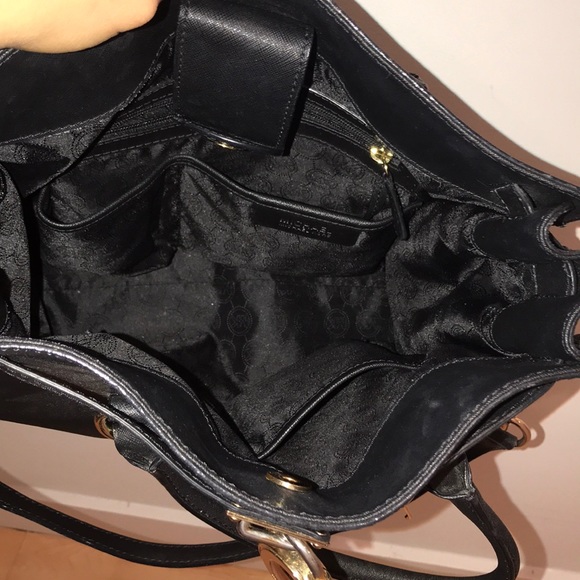 Michael Kors Black Hamilton Tote - Picture 4 of 6